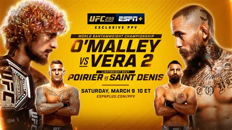 ufc 299 results|UFC 299 full results: Sean O'Malley outclasses Marlon Vera to .